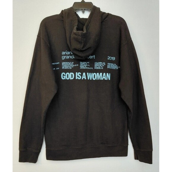 Ariana Grande Black 2019 Sweetner World Tour Graphic Pullover Hoodie Size M - Picture 4 of 7